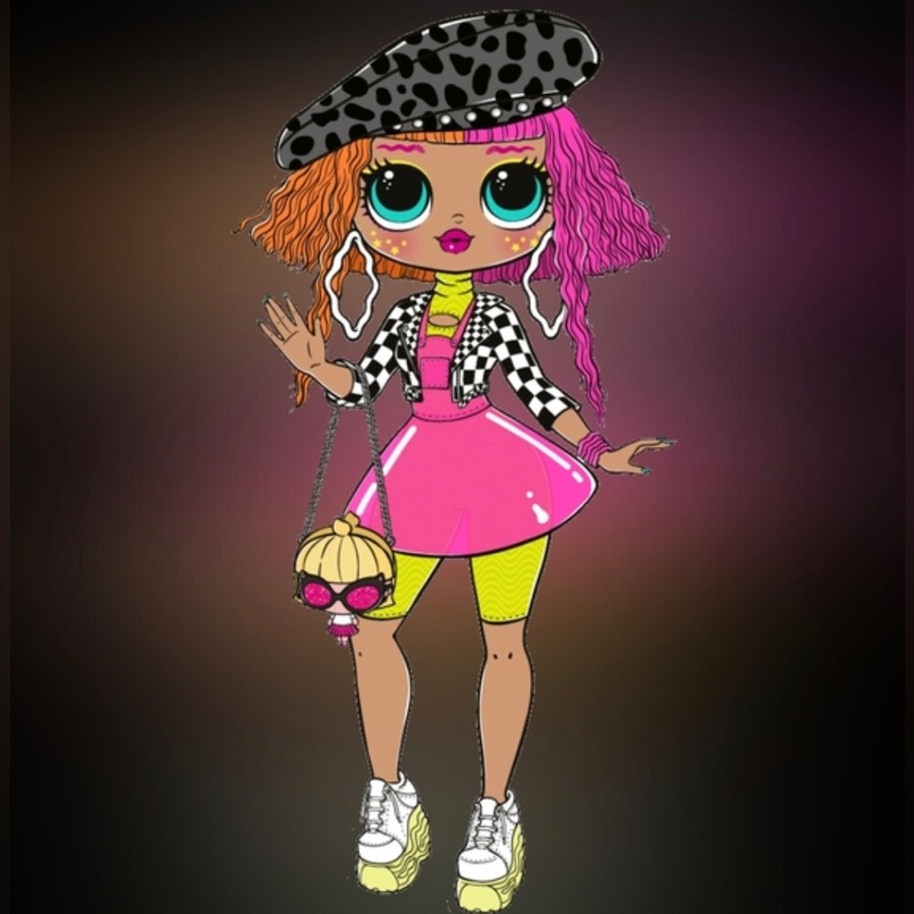 NEONLICIOUS Child Girls Halloween Costume Dress Up L.O.L Surprise O.M.G. Party - Picture 7 of 7